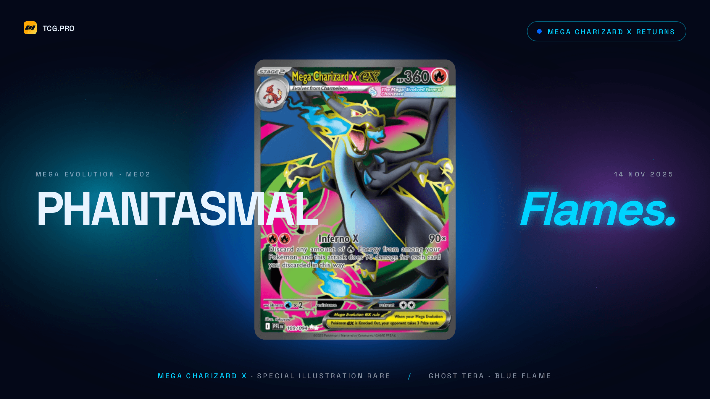 Pokémon Phantasmal Flames UAE: Charizard X & AED Prices